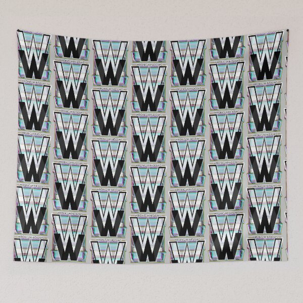 Item preview, Wrong Windows Double-W Logo Variant #4 (RGB Casement/Pinched) designed and sold by billyzduke.