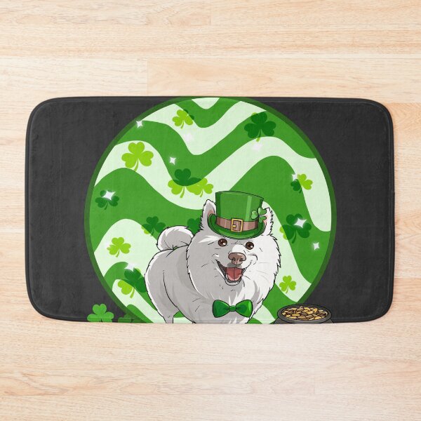 Item preview, American Eskimo Dog Leprechaun St. Patricks Day  designed and sold by Nosek1ng.