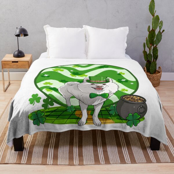 Item preview, American Eskimo Dog Leprechaun St. Patricks Day designed and sold by Nosek1ng.