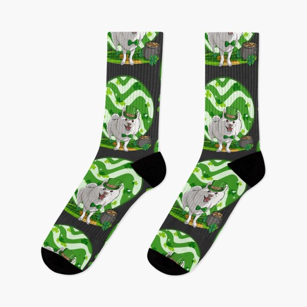 Item preview, American Eskimo Dog Leprechaun St. Patricks Day  designed and sold by Nosek1ng.