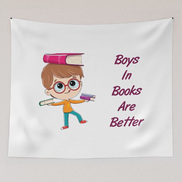Item preview, Boys In Books Are Better designed and sold by MJLdesigns.