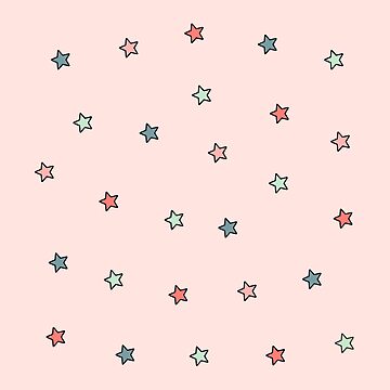 Artwork thumbnail, Christmas colours little stars by Pastel-PaletteD
