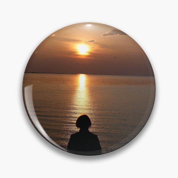 Item preview, Woman meditating about Baikal Lake at sunruse time designed and sold by RaimondKlavins.