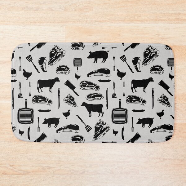 Item preview, Carnivore diet surface pattern designed and sold by PurrfectCorner.