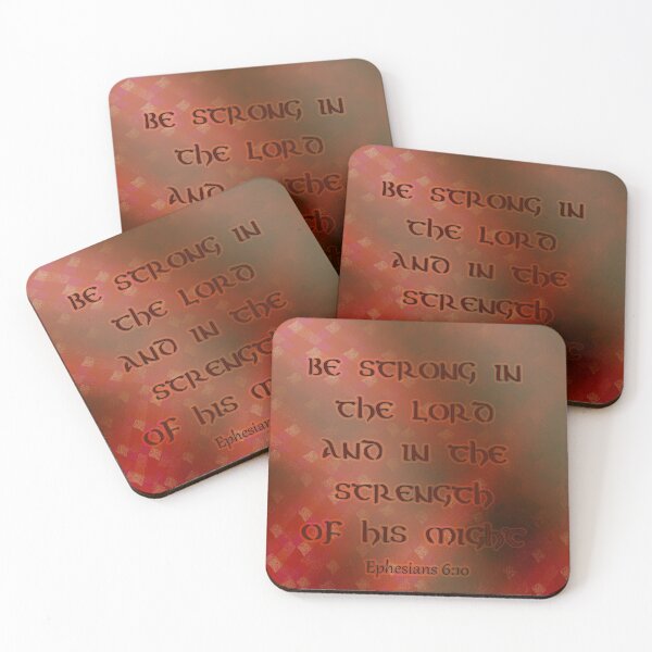 Item preview, Be Strong Inspirational Verse designed and sold by LindaCooke.