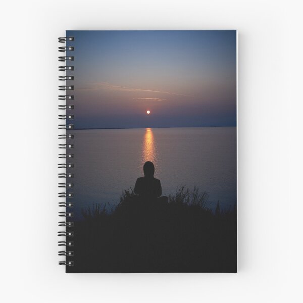 Item preview, Woman meditating about Baikal Lake at sunruse time designed and sold by RaimondKlavins.