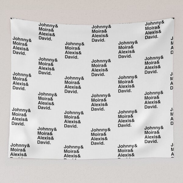 Artikelvorschau, Schitts Creek Charaktere | Typografie entworfen und verkauft von ComedyQuotes.