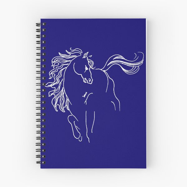 Item preview, Running Horse  (white on a dark background) designed and sold by NotaBeneArts.