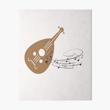 Item preview,  Cool arabic oud instrument,  arabic oud instrument gift design designed and sold by HananDesign13.