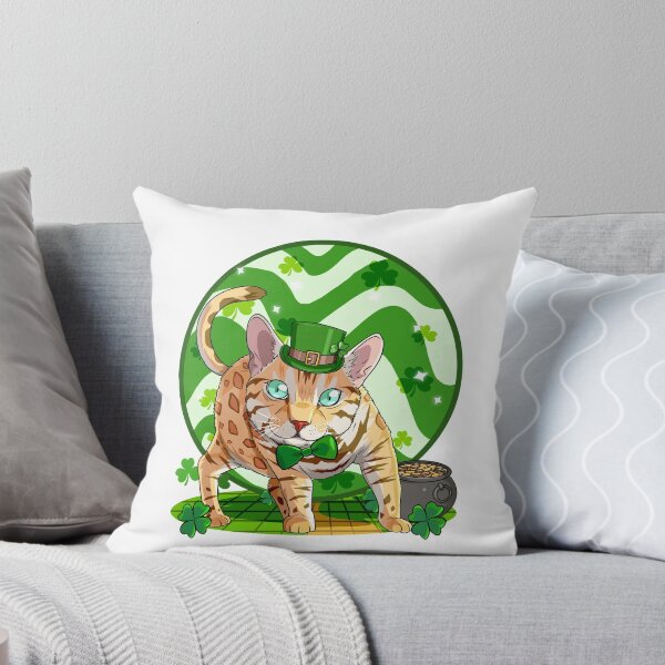 Item preview, Bengal Cat Irish Leprechaun St. Patricks Day  designed and sold by Nosek1ng.