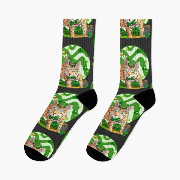 Item preview, Bengal Cat Irish Leprechaun St. Patricks Day  designed and sold by Nosek1ng.