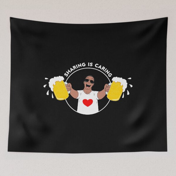 Item preview, Sharing Is Caring I'm Very Happy When I Can Drink A Beer designed and sold by Paulina Vanlife.