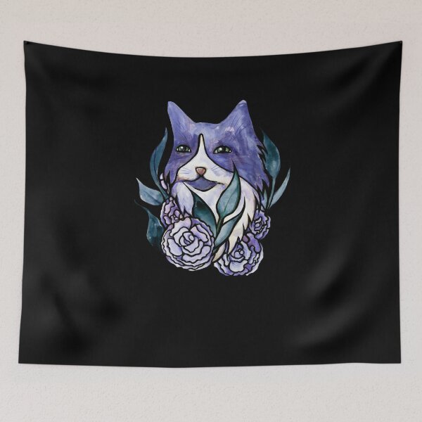 Item preview, Purple Tuxedo Cat designed and sold by FrictionMaxxing.