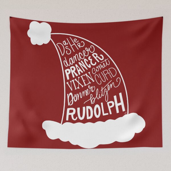 Item preview, Santa Hat Reindeer designed and sold by Angelicabydesign.