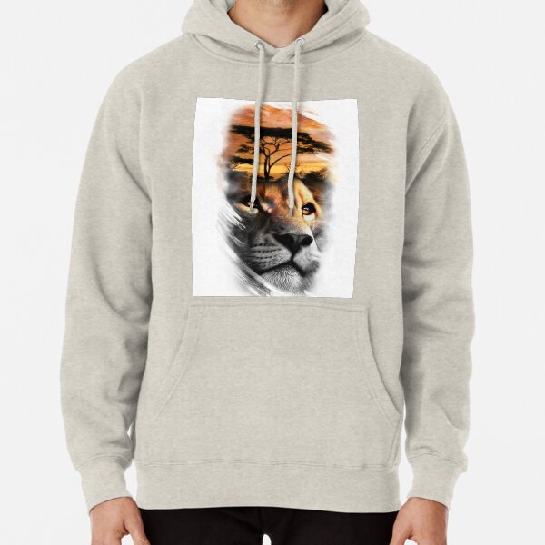 LM Lion Sunset Pullover Hoodie