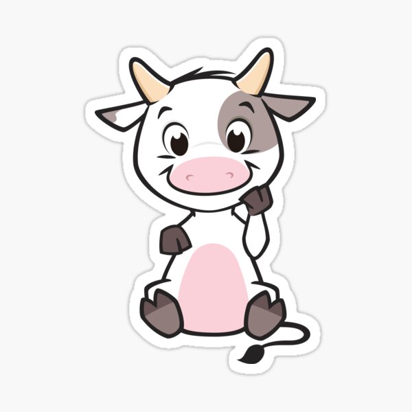 Vista previa del artículo con la obra «Vacas Kawaii», diseñado y vendido por TrendKing.