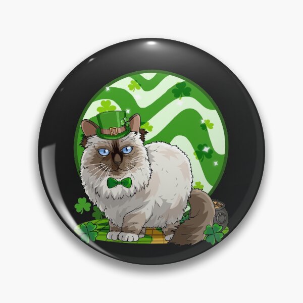 Item preview, Birman Cat Irish Leprechaun St. Patricks Day  designed and sold by Nosek1ng.