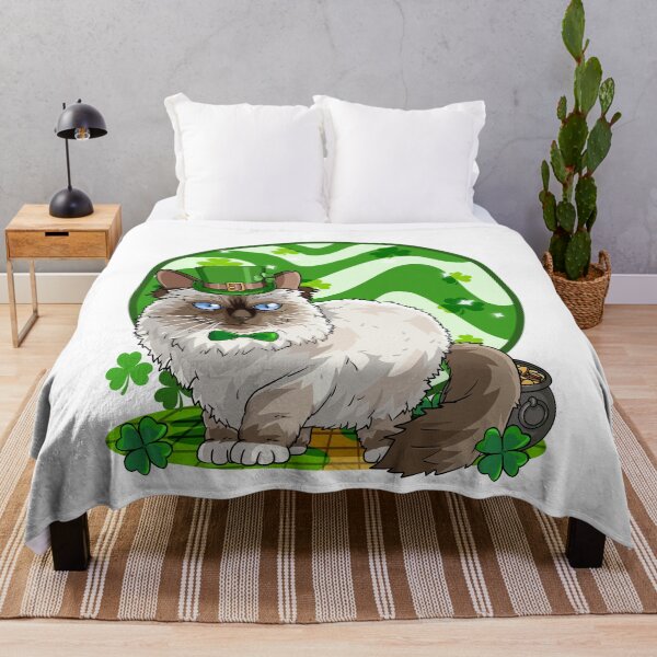 Item preview, Birman Cat Irish Leprechaun St. Patricks Day designed and sold by Nosek1ng.