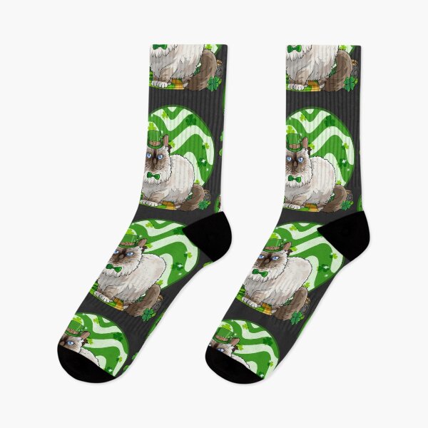 Item preview, Birman Cat Irish Leprechaun St. Patricks Day  designed and sold by Nosek1ng.