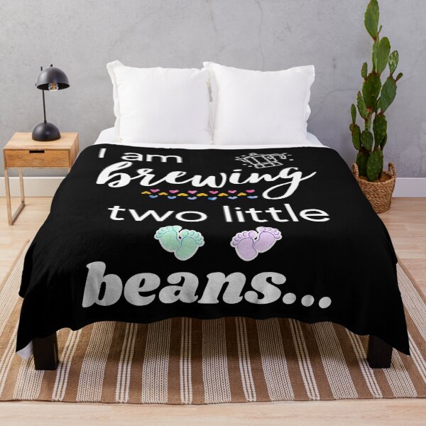 Item preview, I am brewing two little beans | Pregnant coffee lover designed and sold by KohMooy.