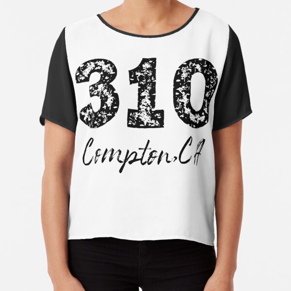 310 Compton California Area Code, 310 Area Code, Compton California Chiffon Top