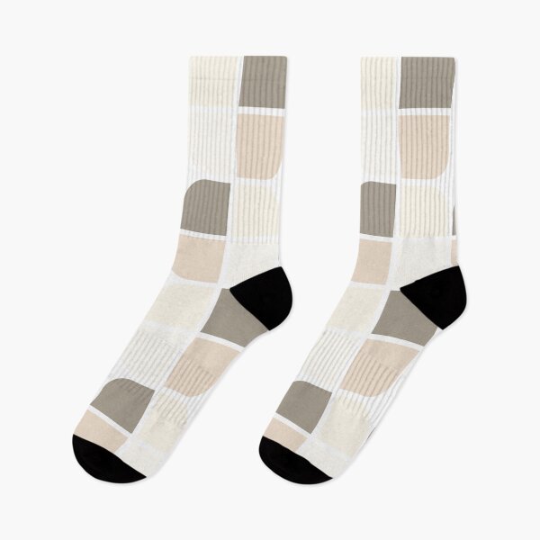Item preview, Ivory geometric shapes in repeated pattern designed and sold by acidmit.