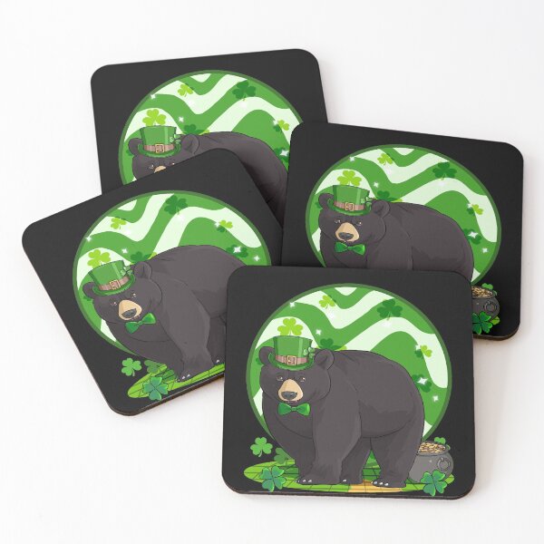 Item preview, Black Bear Irish Leprechaun St. Patricks Day  designed and sold by Nosek1ng.