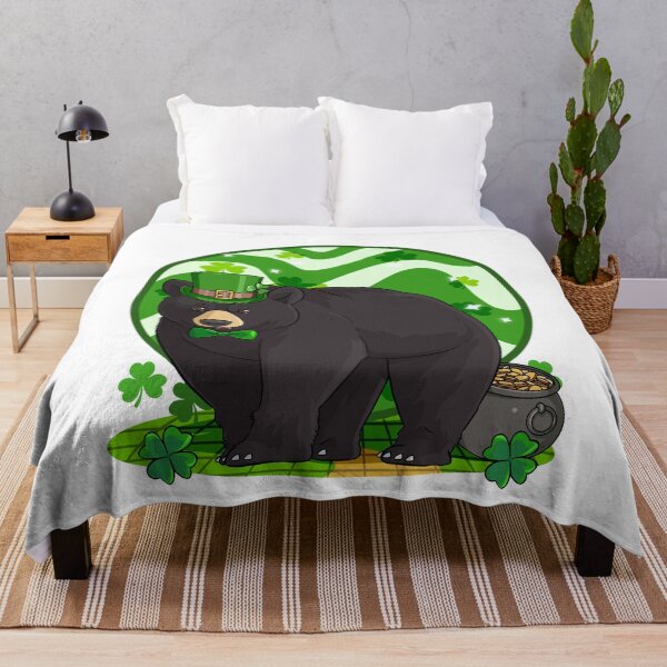 Item preview, Black Bear Irish Leprechaun St. Patricks Day designed and sold by Nosek1ng.