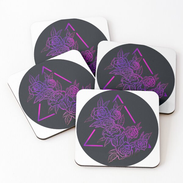 Item preview, Neon Retrowave / Cyberwave Roses designed and sold by KimVanG.