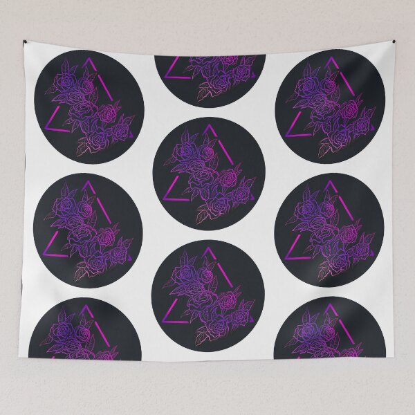 Item preview, Neon Retrowave / Cyberwave Roses designed and sold by KimVanG.