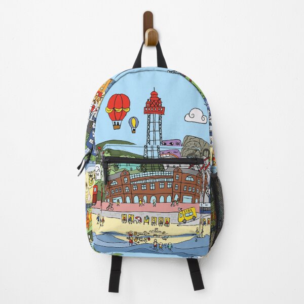 Item preview, Doodle Style Blackpool Illustration designed and sold by LouiseFranksArt.