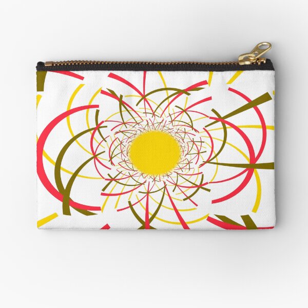 Rosso oro Zipper Pouch