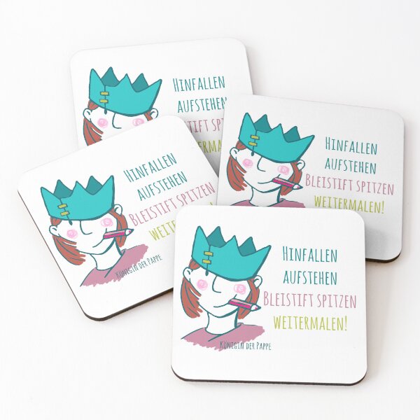 Item preview, Fall down, stand up, sharpen the pencil, keep painting! designed and sold by Anna Karina Birkenstock.