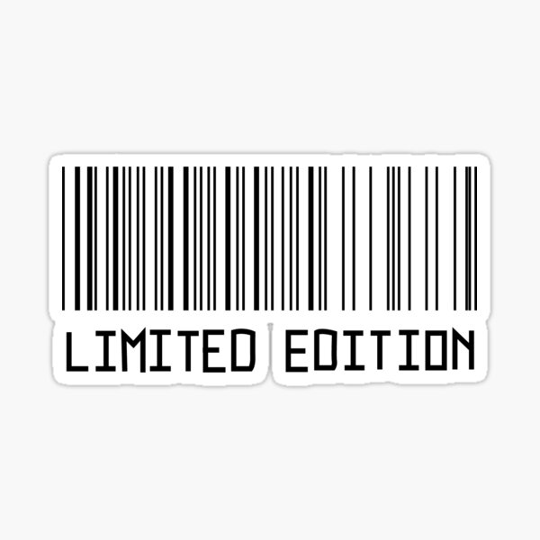 "Limited Edition" Sticker by minsand27 Redbubble