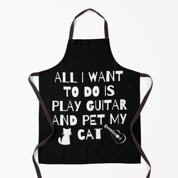 Item preview, All I Want to do is play Guitar and pet my Cat designed and sold by fantasticpud.