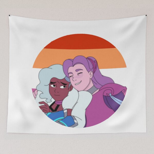 Item preview, Spinnetossa She-Ra Lesbian Flag SPOP designed and sold by feardeargcrafts.