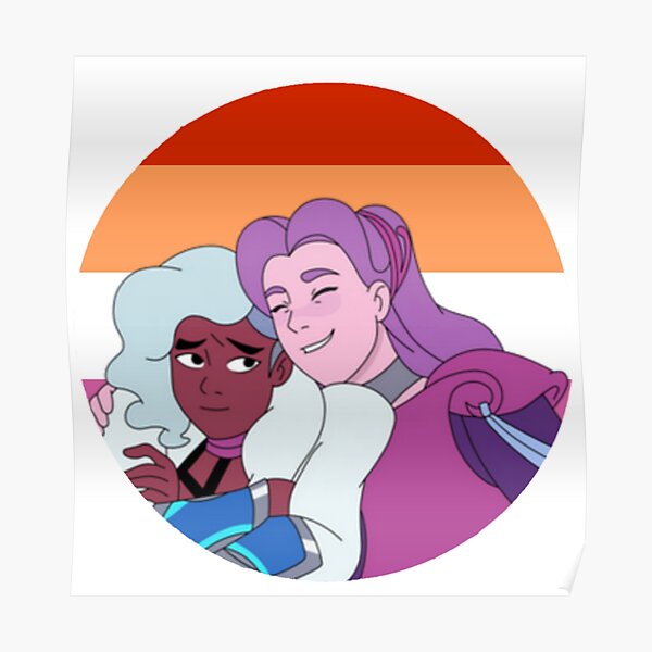 Spinnetossa She Ra Lesbian Flag Spop Poster By Queerwriter Redbubble 1622