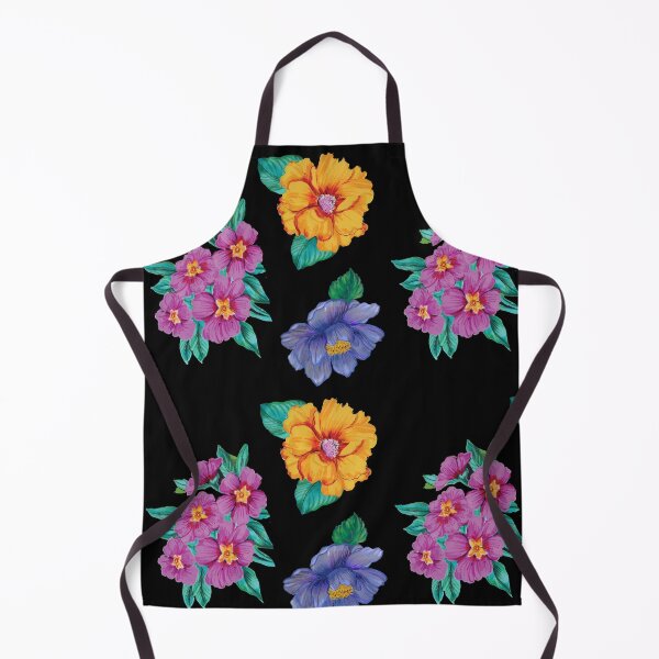 Item preview, Three Flowers in Pink, Yellow and Blue designed and sold by Leslie Rogers Todder.