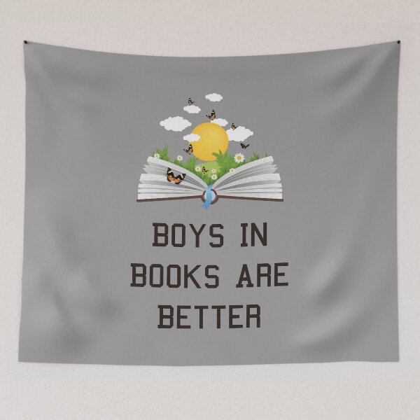 Item preview, Boys In Books Are Better designed and sold by MJLdesigns.