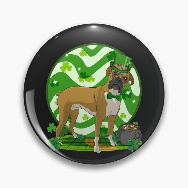 Item preview, Boxer Dog Irish Leprechaun St. Patricks Day  designed and sold by Nosek1ng.