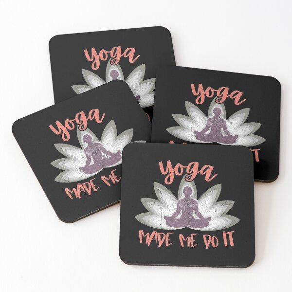 Item preview, Yoga Made Me Do It - Buddha Meditation Pose Lotus Flower designed and sold by bonmotto.