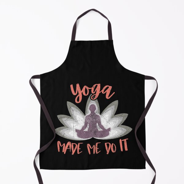 Item preview, Yoga Made Me Do It - Buddha Meditation Pose Lotus Flower designed and sold by bonmotto.