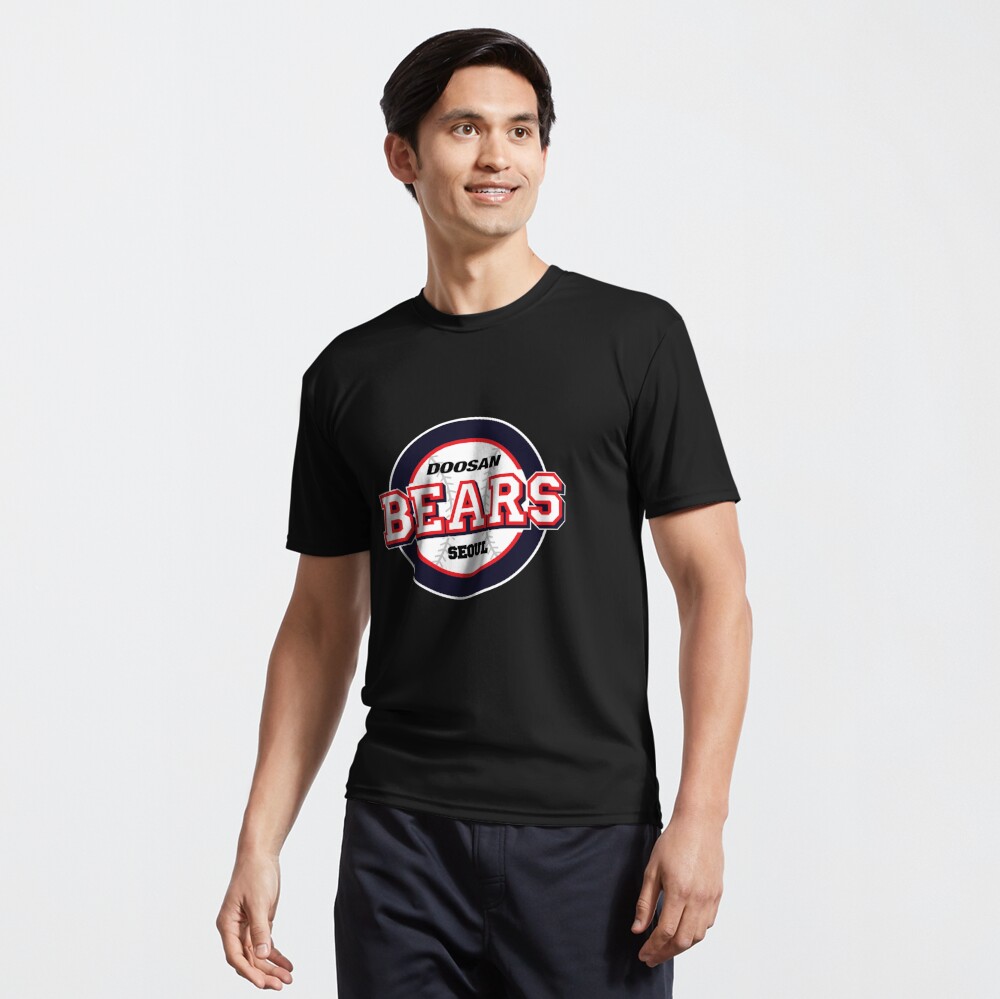 : Men's T-Shirt Doosan Bears Baseball Crew Neck Short Sleeves Tee  Black : Clothing, Shoes & Jewelry