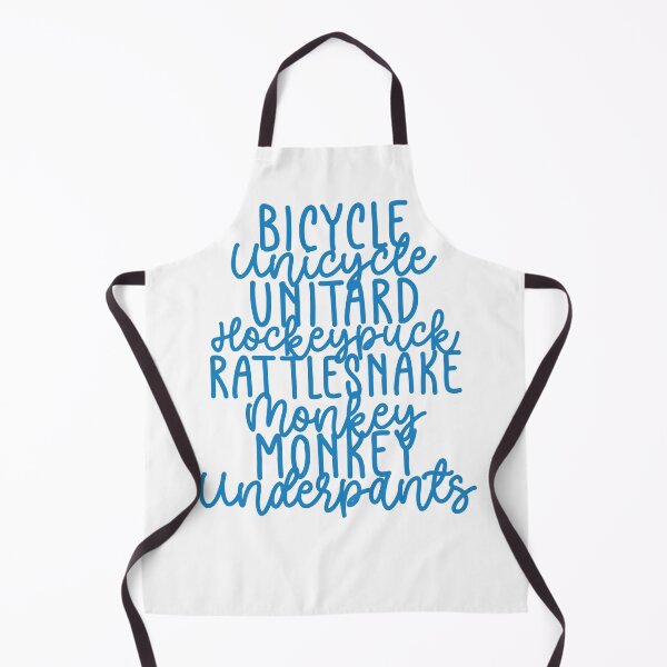 Item preview, Monkey Monkey Underpants Blue Fan Quote designed and sold by Sunny Collections.
