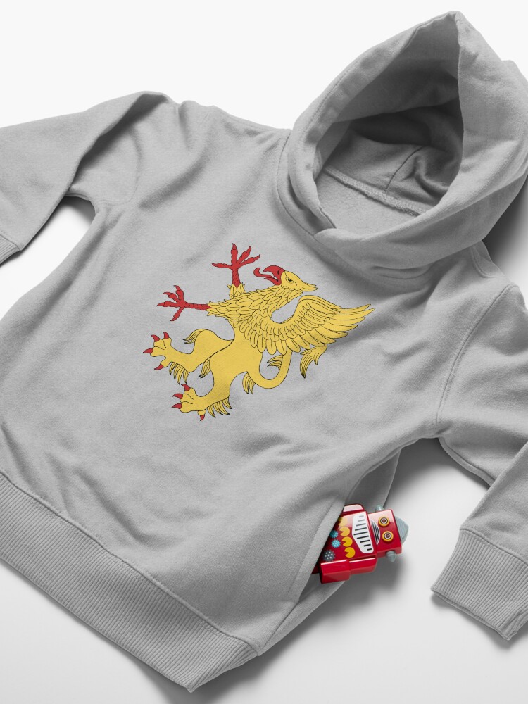 Alternate view of Yellow Griffin Toddler Pullover Hoodie
