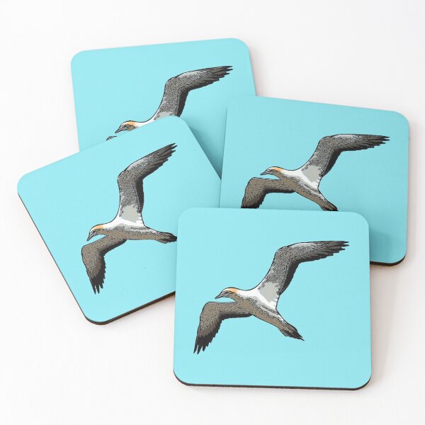 Item preview, Northern Gannet Flying Black Alternate Design designed and sold by designsasstultd.