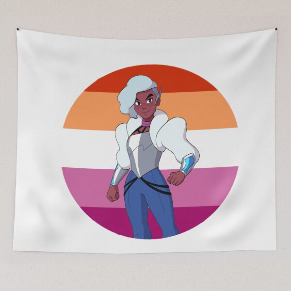 Item preview, Netossa She-Ra Lesbian Flag SPOP designed and sold by feardeargcrafts.