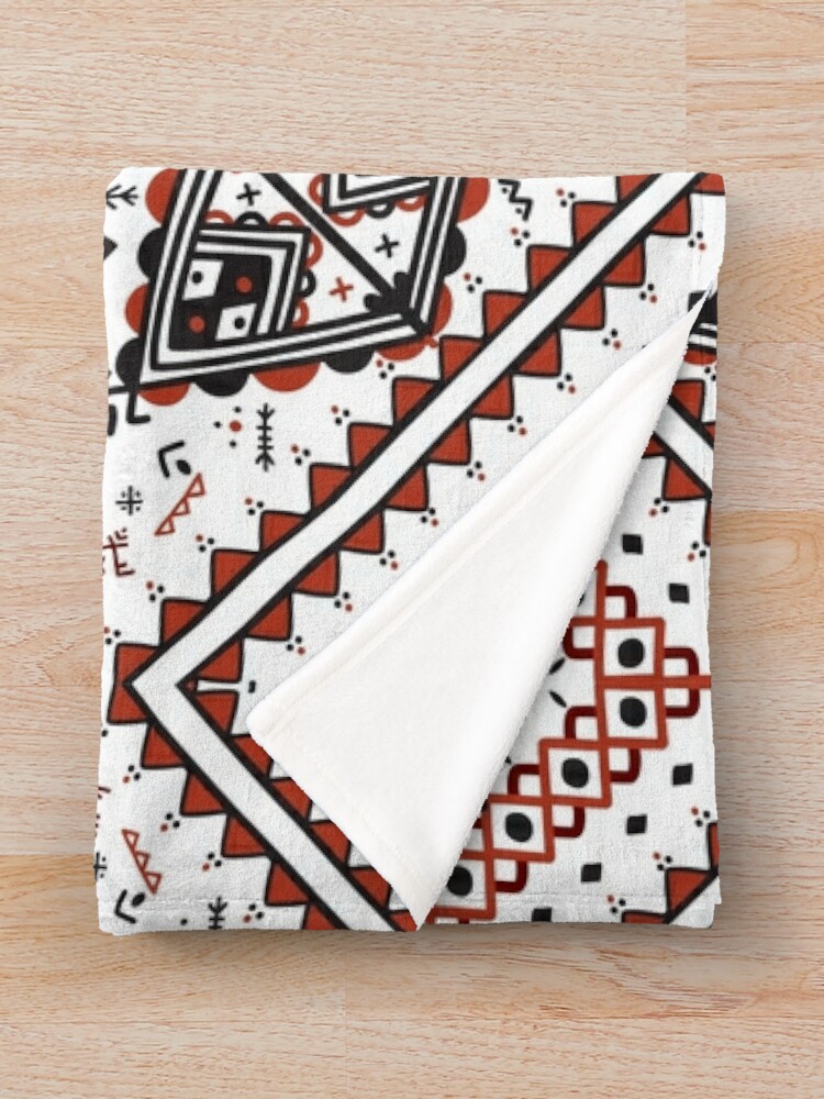 Plaid Poterie Kabyle Motifs Berbère Par Eldjama Redbubble 6489