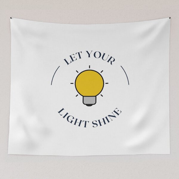 Item preview, Let your light shine- motivational quote designed and sold by Lorify.