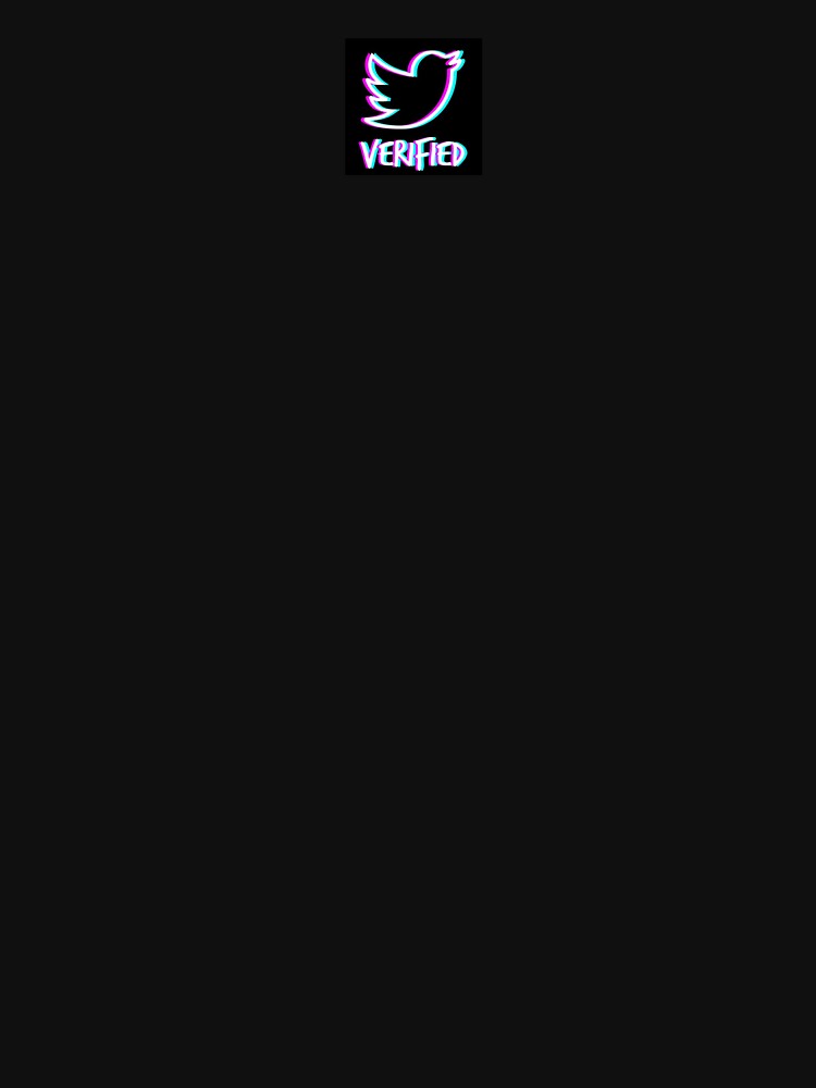 "Verified Twitter Logo" Tshirt for Sale by natehosier Redbubble